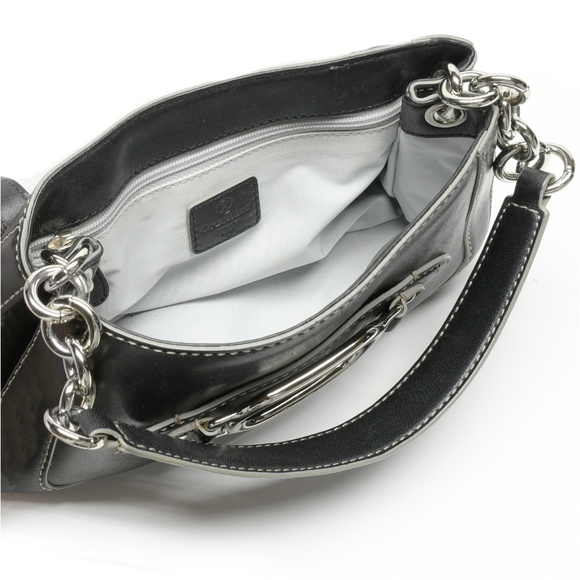 COLE HAAN Trinity Small Leather Single-Strap Bag Polished Chrome Hardware - Picture 8 of 10